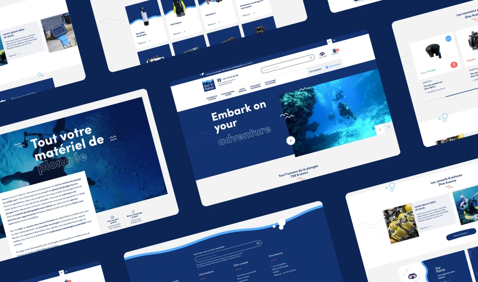 Refonte e-commerce Prestashop Dive Avenue