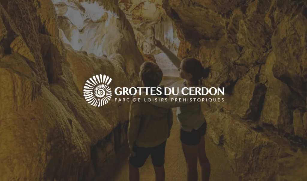 Refonte du site WordPress des Grottes du Cerdon, parc de loisirs préhistoriques, par Eric Chabert